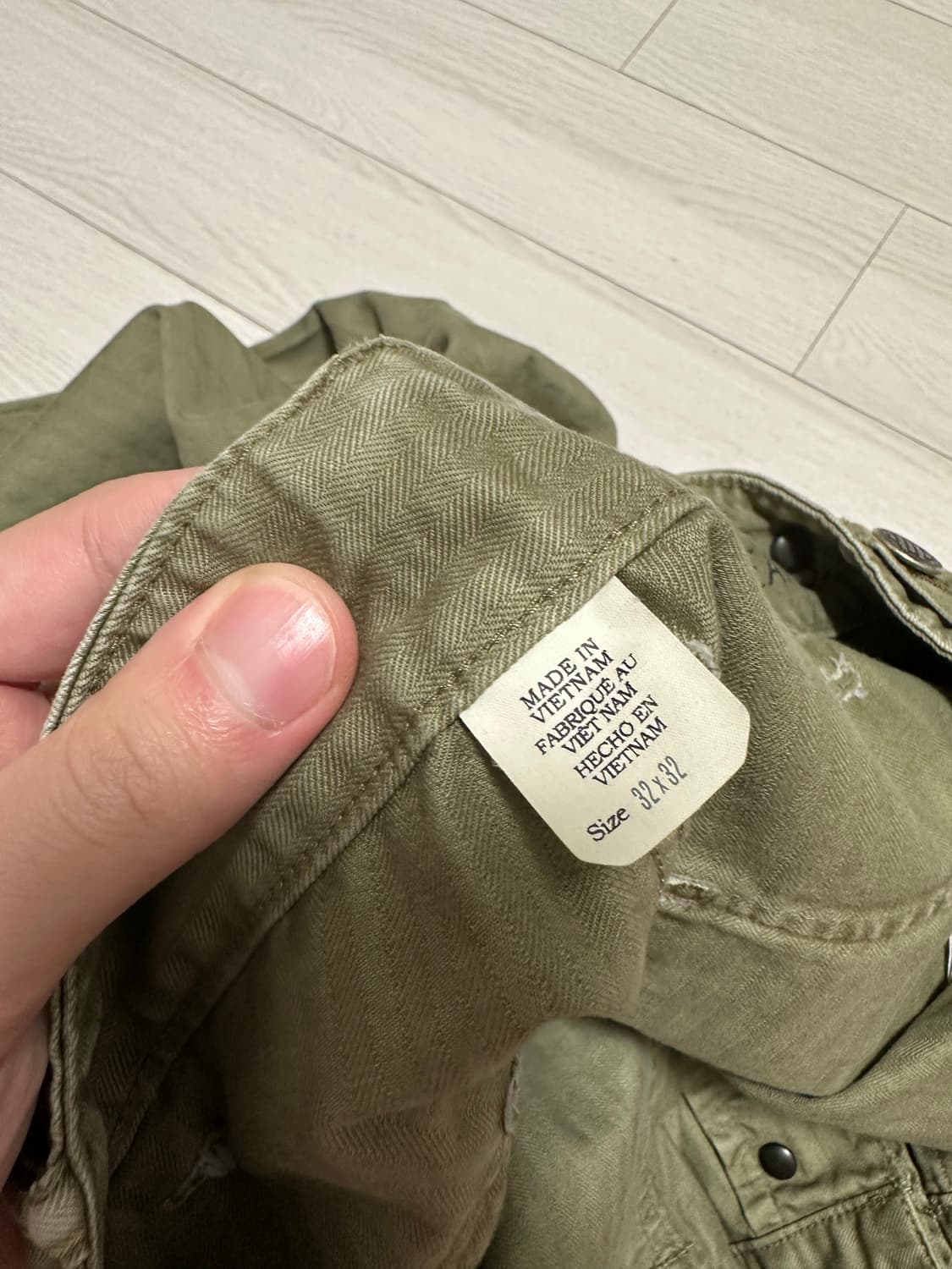 더블알엘 rrl 헤링본 퍼티그 팬츠 새상품 사이즈 32x32 팝니다 상품이미지3