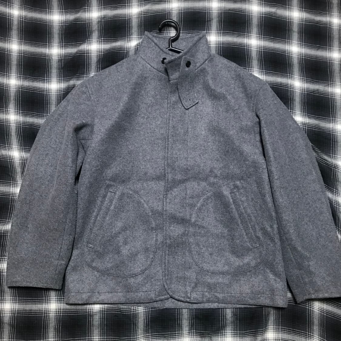 재팬 프릭스 스토어 by 프리덤 라이트 그레이 덱 오버핏 코트 상품이미지1