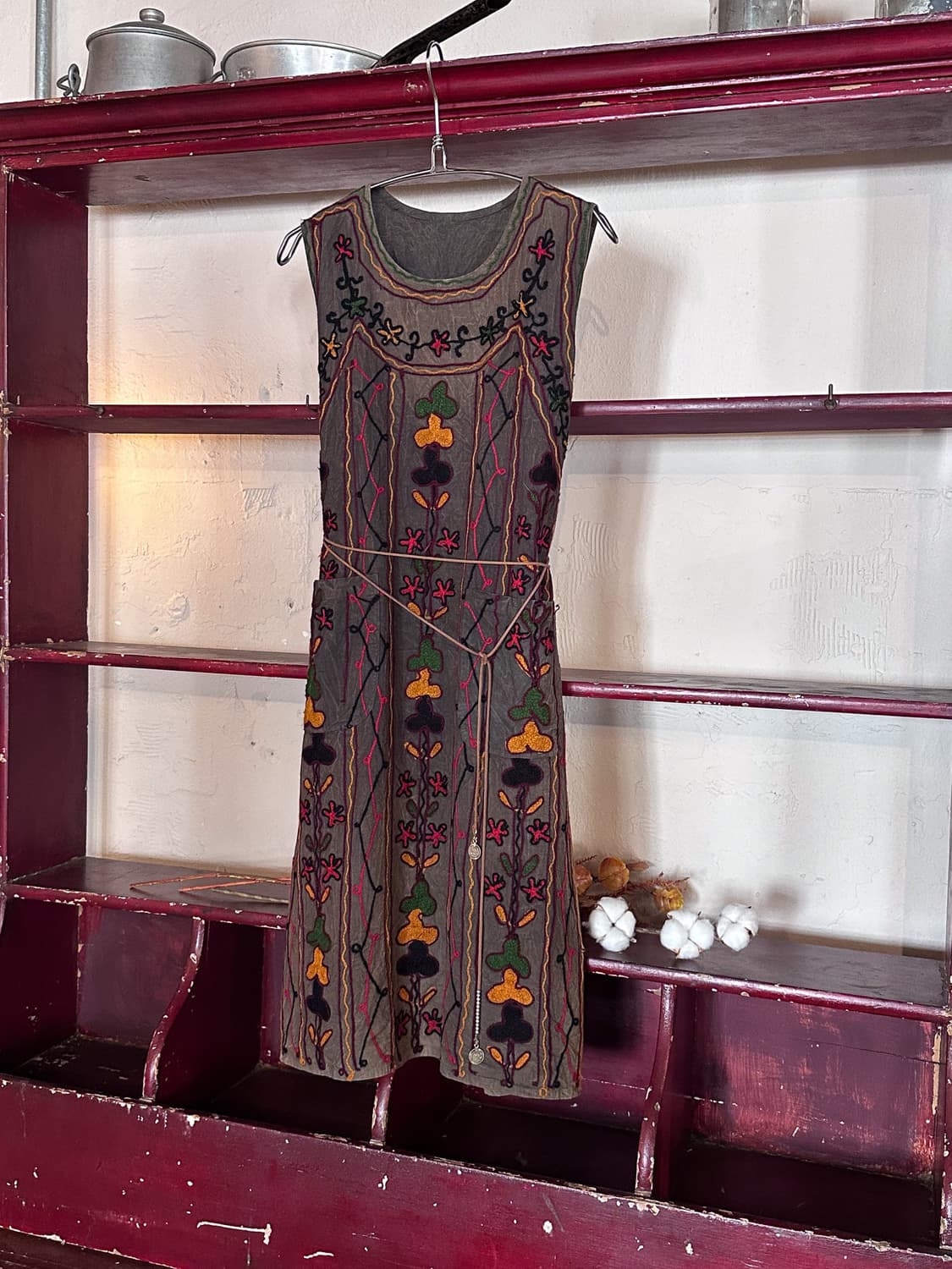 Ethnic Embroidered Pocket Dress 0010 상품이미지1