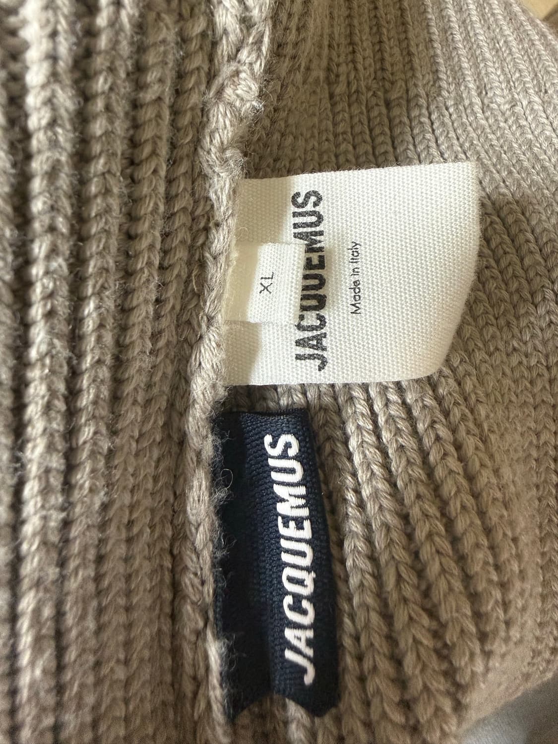 자크뮈스 자카드 메리노 울 니트 상품이미지3