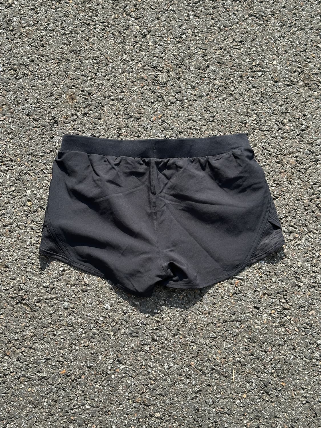 [L] 언더아머 여성 블랙 러닝 쇼츠 반바지 상품이미지7