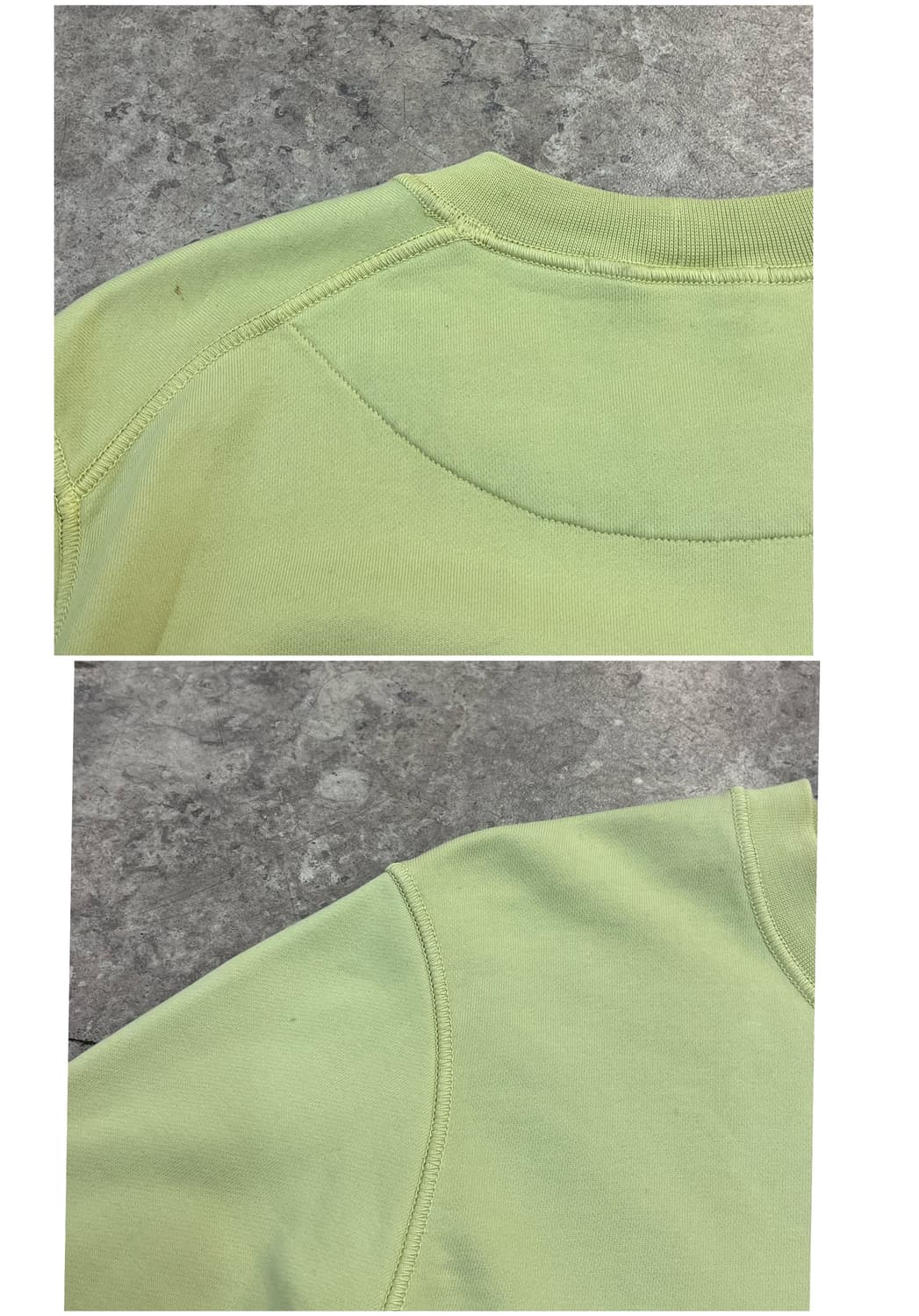 스톤아일랜드 맨투맨 라임 S #csz2187 상품이미지5