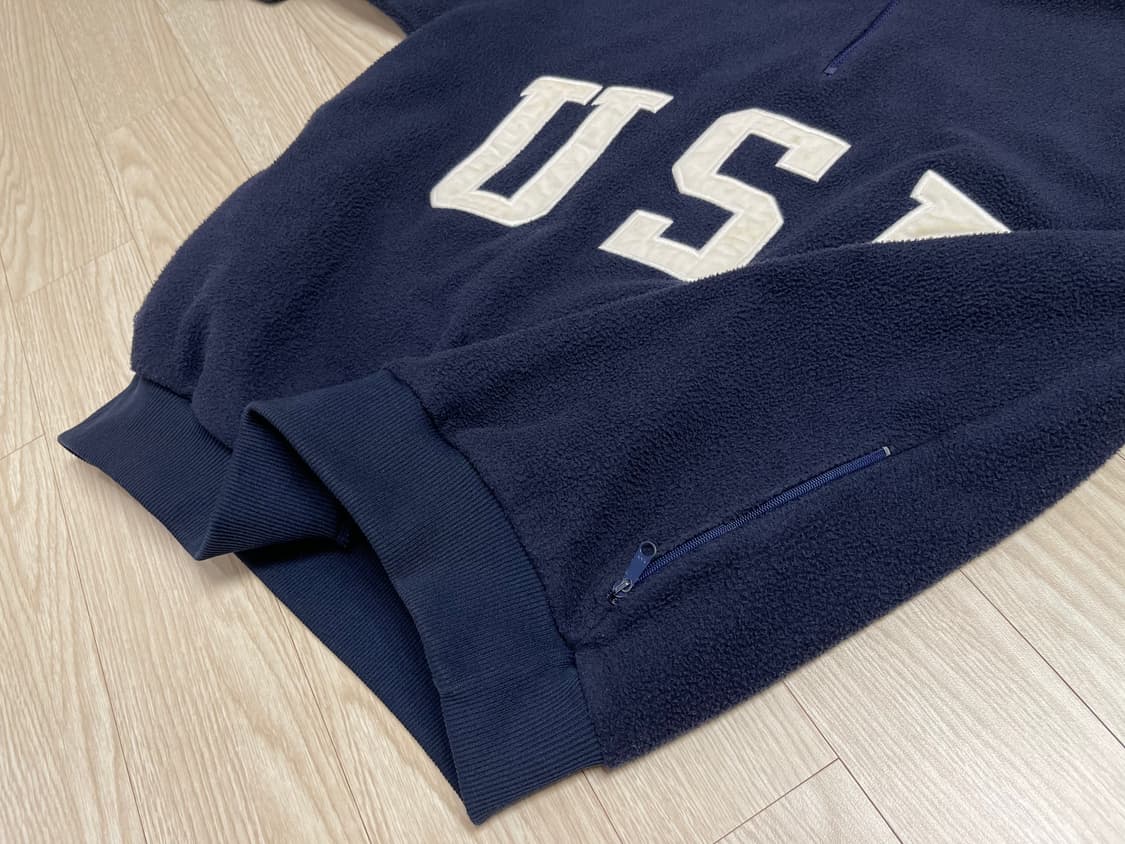 90s 폴로 랄프로렌 USA 빅로고 하프 짚 플리스 상품이미지5