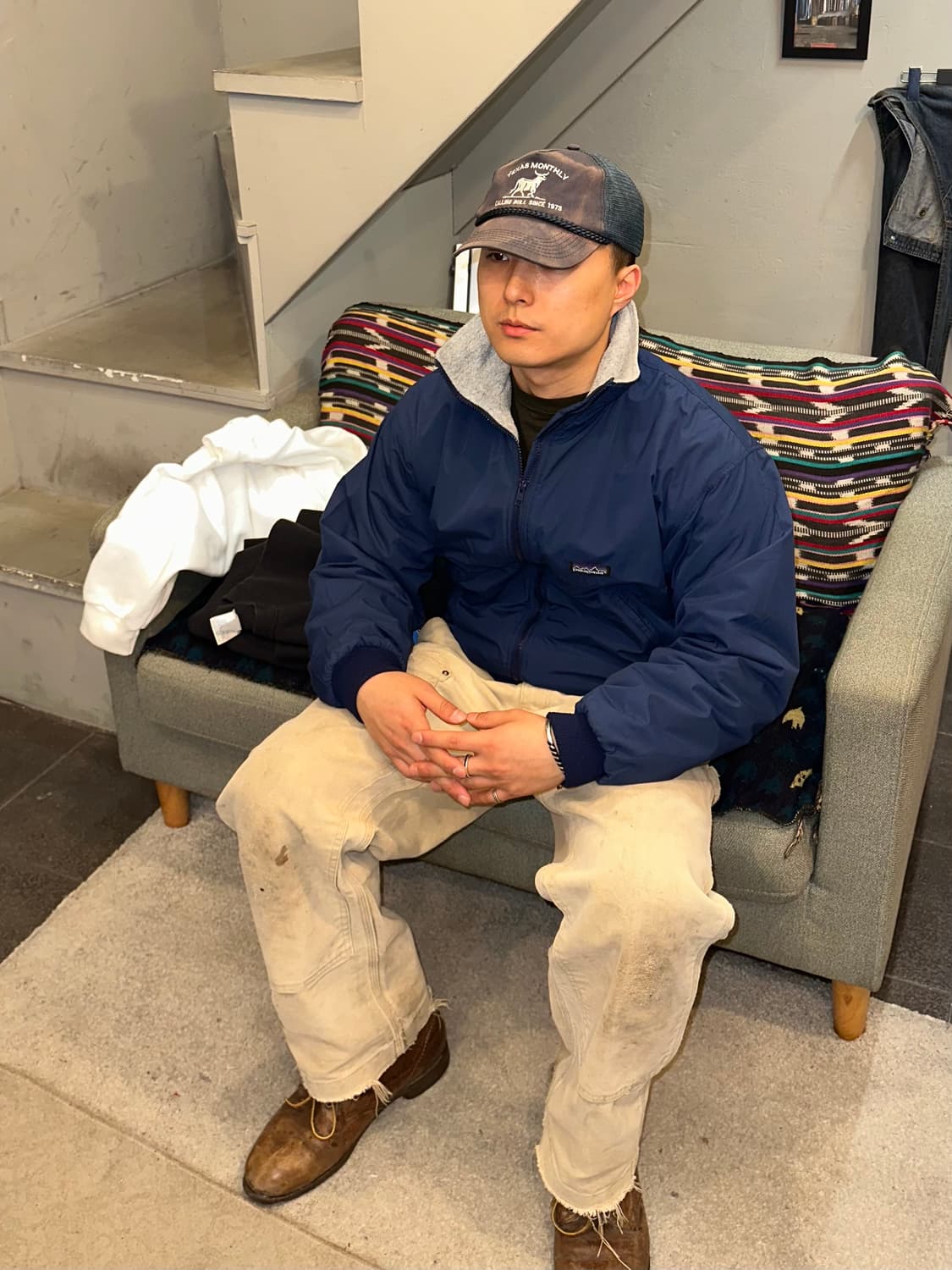 90‘s Patagonia Synchilla warm up jacket 상품이미지2