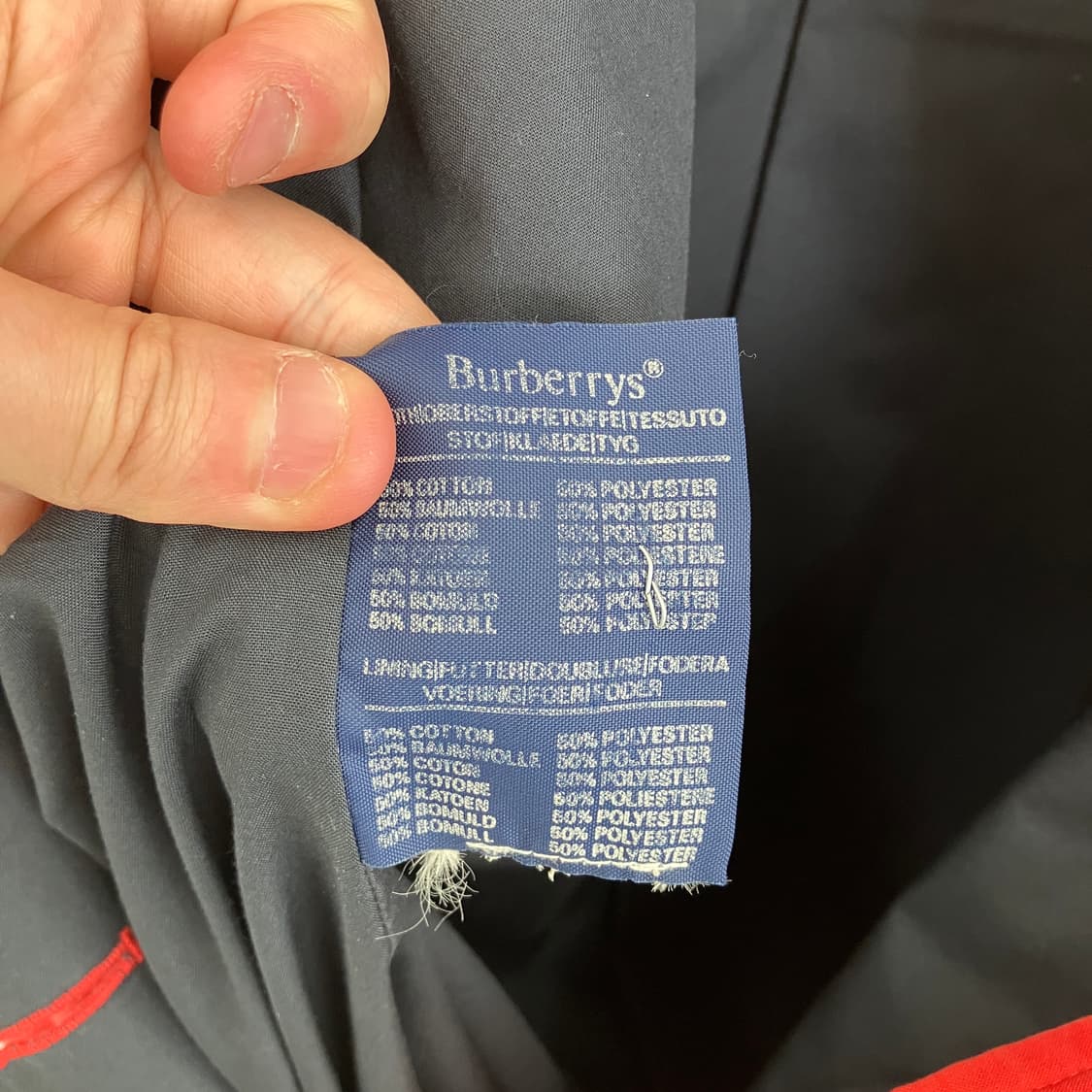 버버리 레드 트렌치 코트 상품이미지10