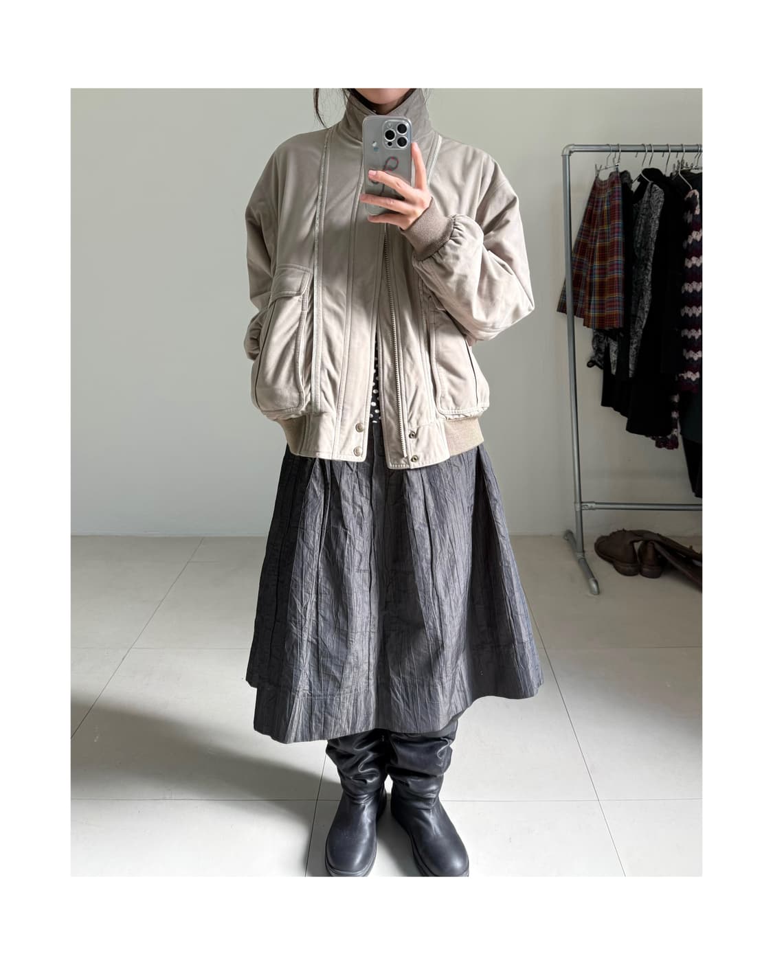 빈티지 누빔 자켓 상품이미지1