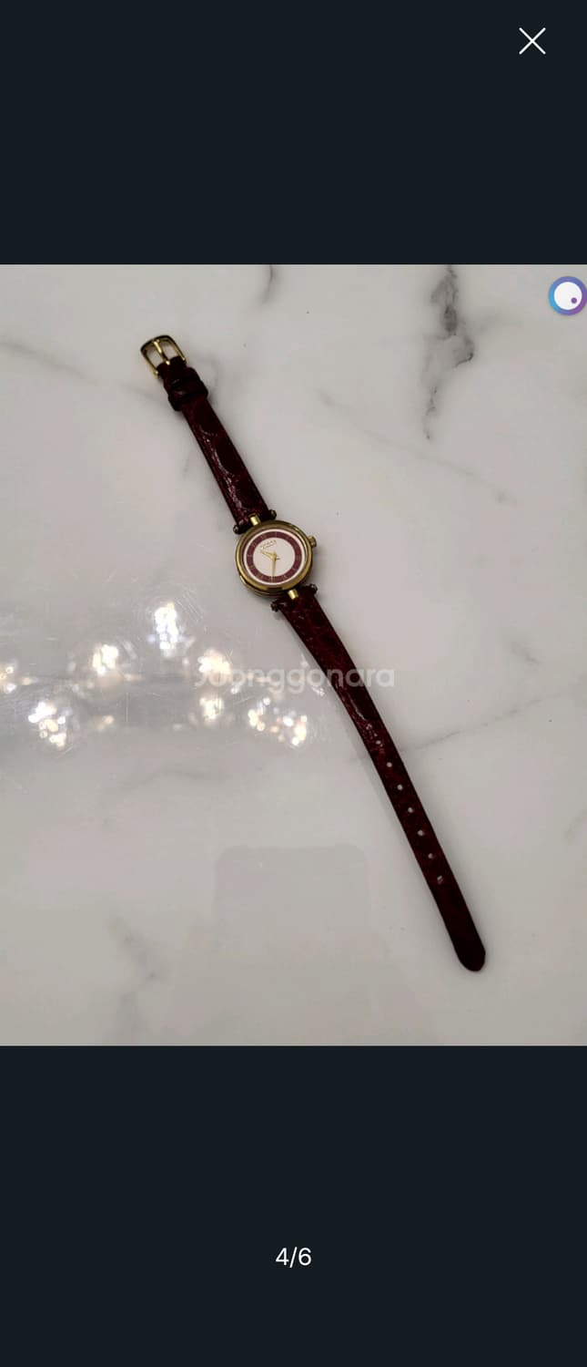 (정품)구찌 여성 쉐리라인 빈티지 시계 판매합니다. 상품이미지5