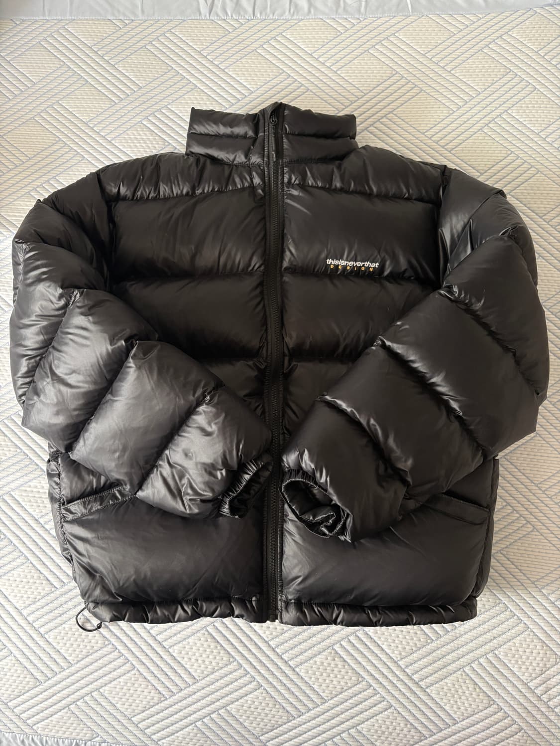 디스이즈네버댓 DNS Down puffer Jacket Black 상품이미지1