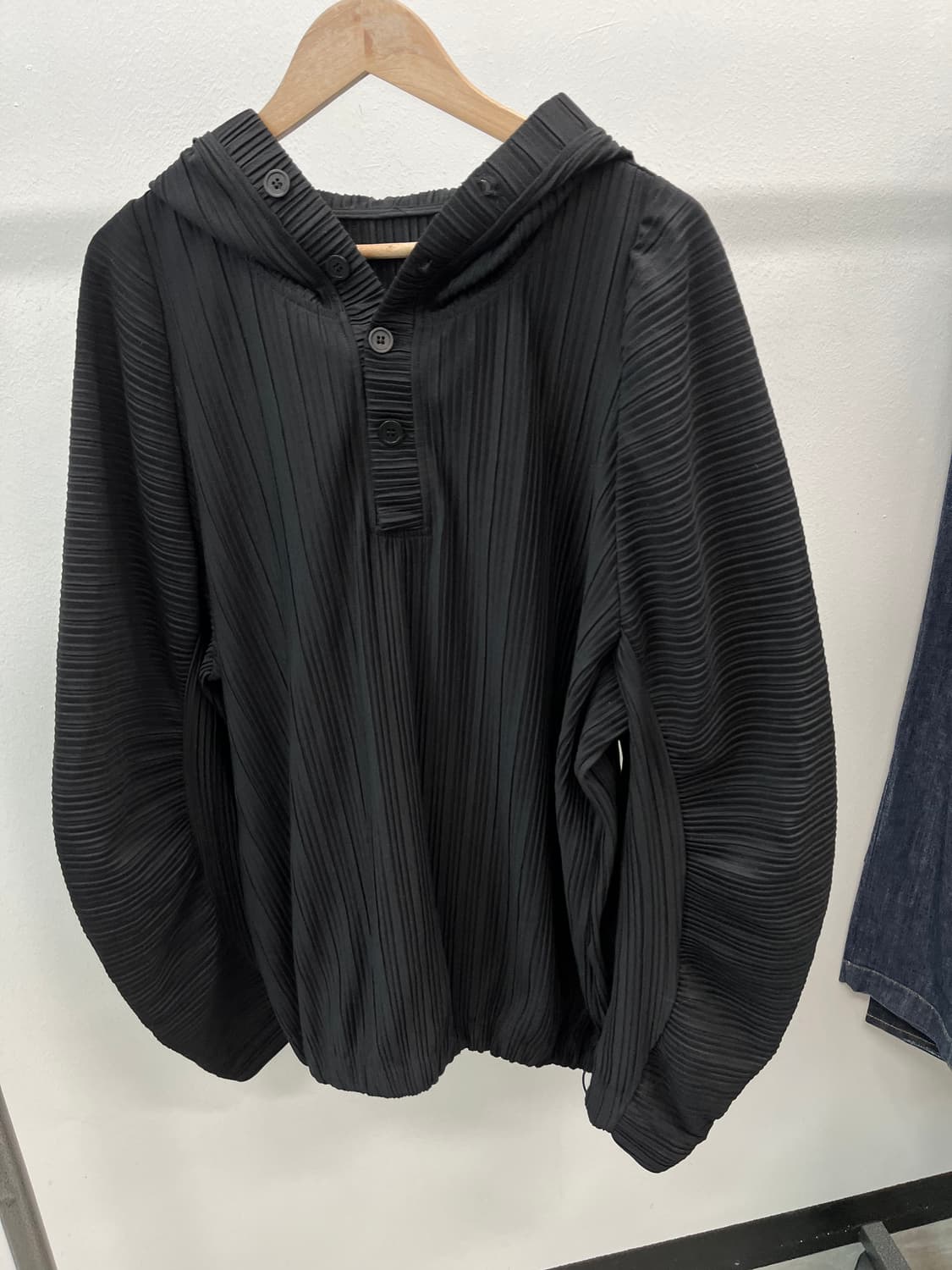 여) 킴스어패럴 플리츠 오버 후드 상품이미지2