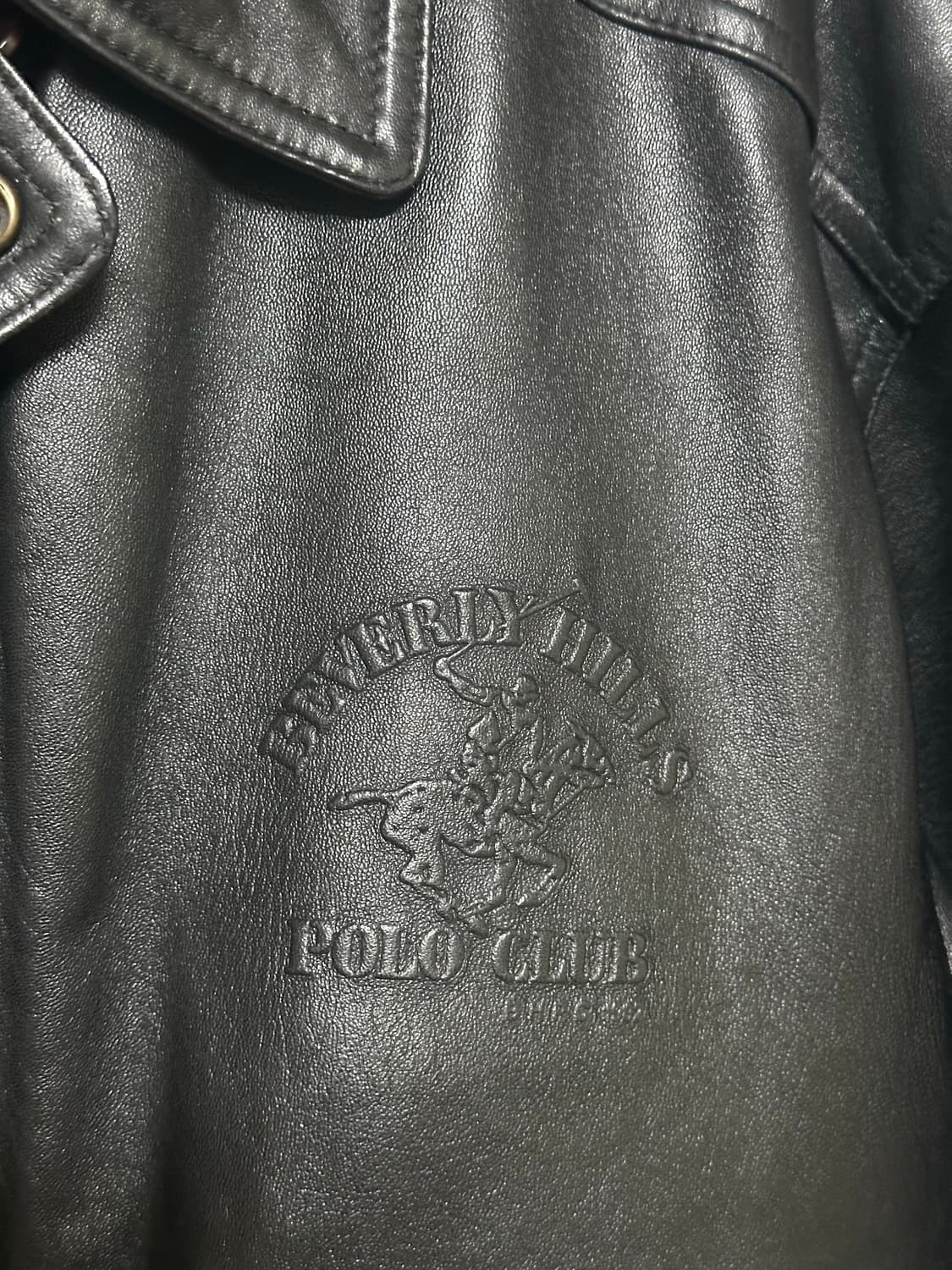 비버리힐즈폴로클럽 양가죽 나파 자켓 100 사이즈 (L~XL) 상품이미지4