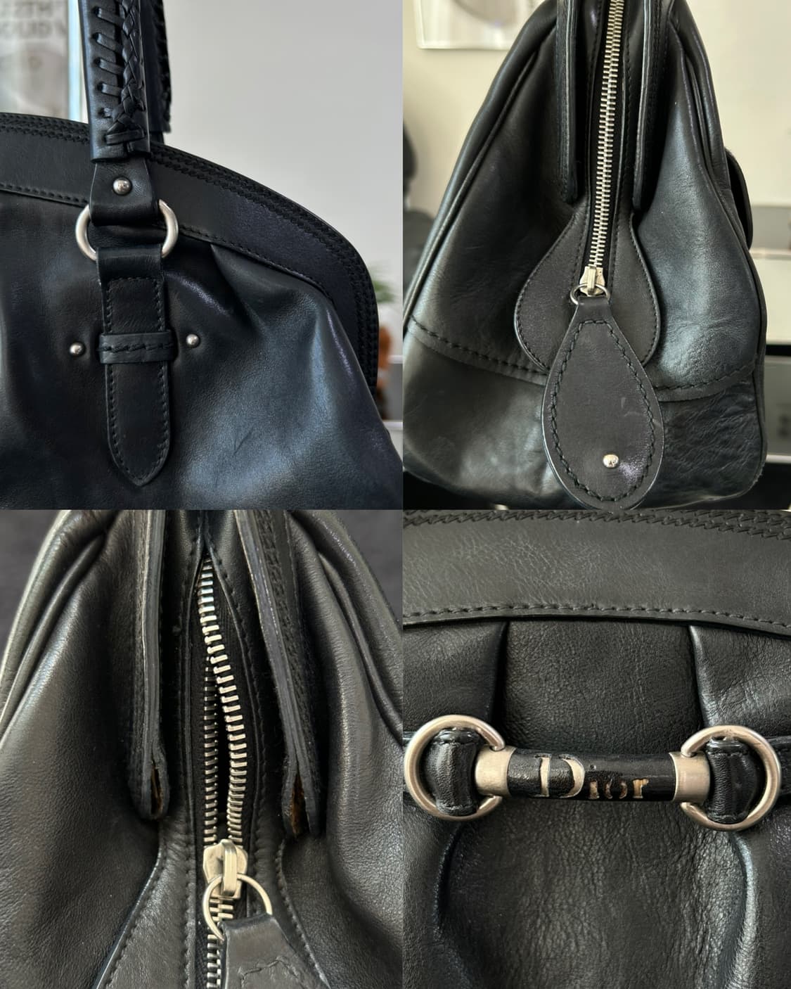 디올 마이 디올 레더 투포켓 토트백 상품이미지6