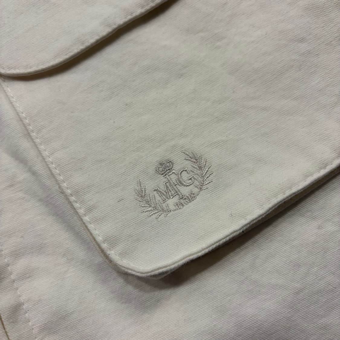 [M] 마리떼 프랑소와저버 아이보리색 후드 포켓 자켓 C269 상품이미지4