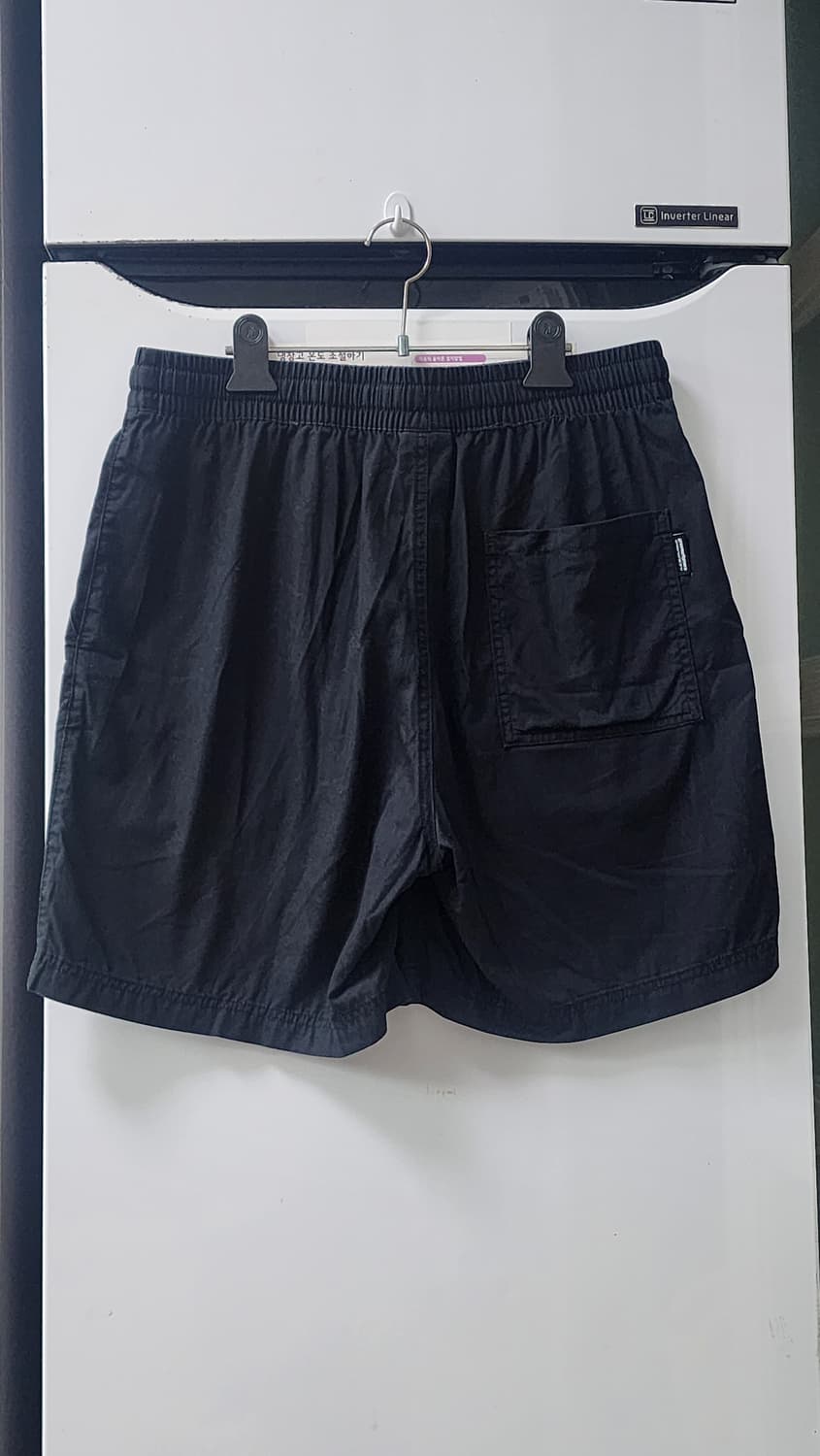 그루브라임 남성 밴딩 반바지 L 블랙 상품이미지2