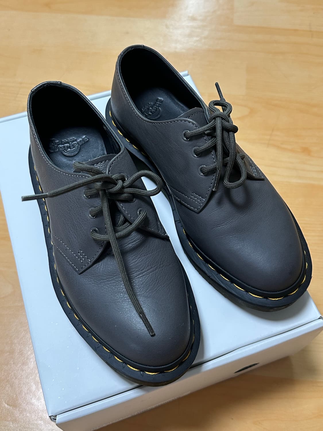 닥터마틴 1461 (3-Eye Shoe)  그레이 상품이미지1