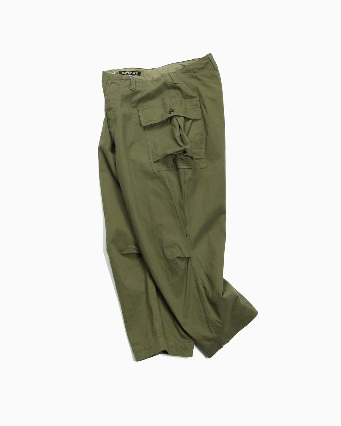 하버색 해링본 카고팬츠 상품이미지1
