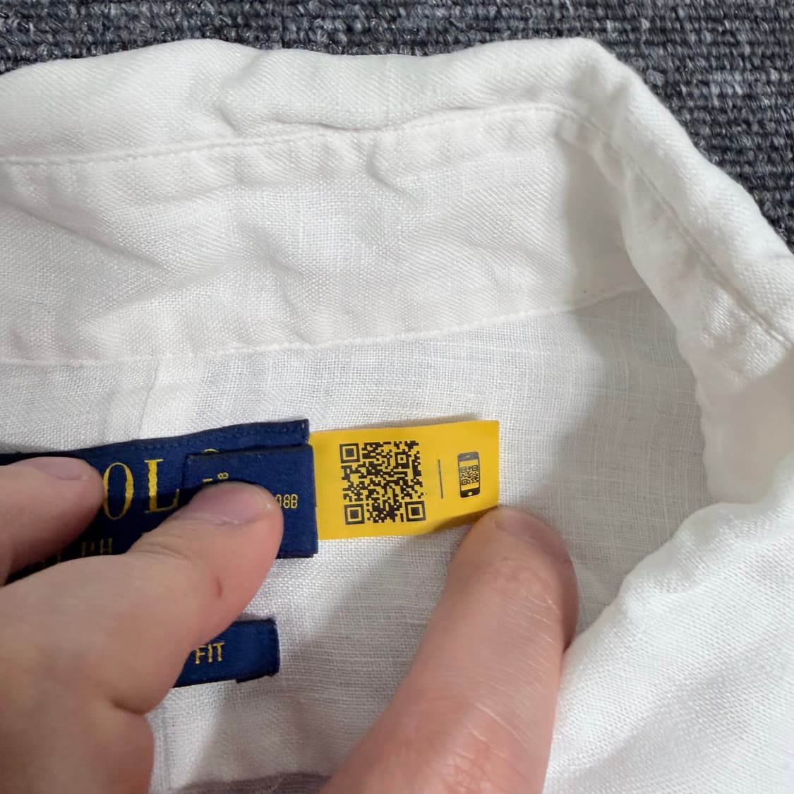 폴로 랄프로렌 커스텀핏 린넨 셔츠 상품이미지6