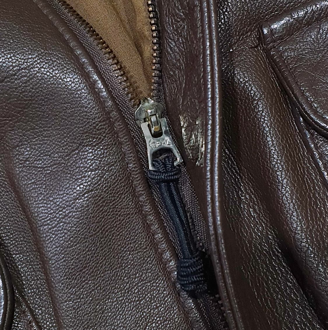 오리지널 a-2 플라이트 자켓 80's 사이즈 46r 110-115 상품이미지5