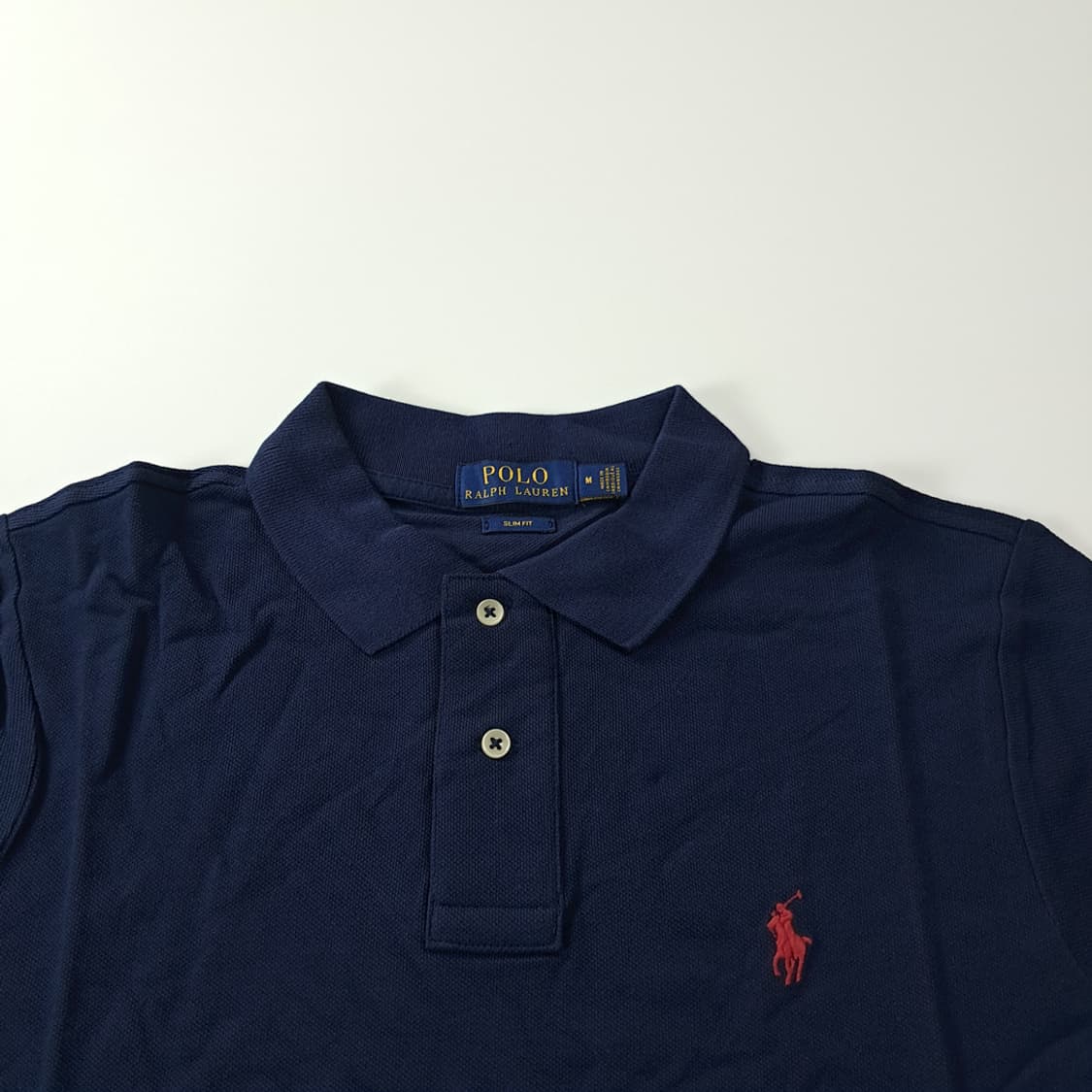 CK341 M 폴로 슬림핏 네이비 칼라 티셔츠 상품이미지2