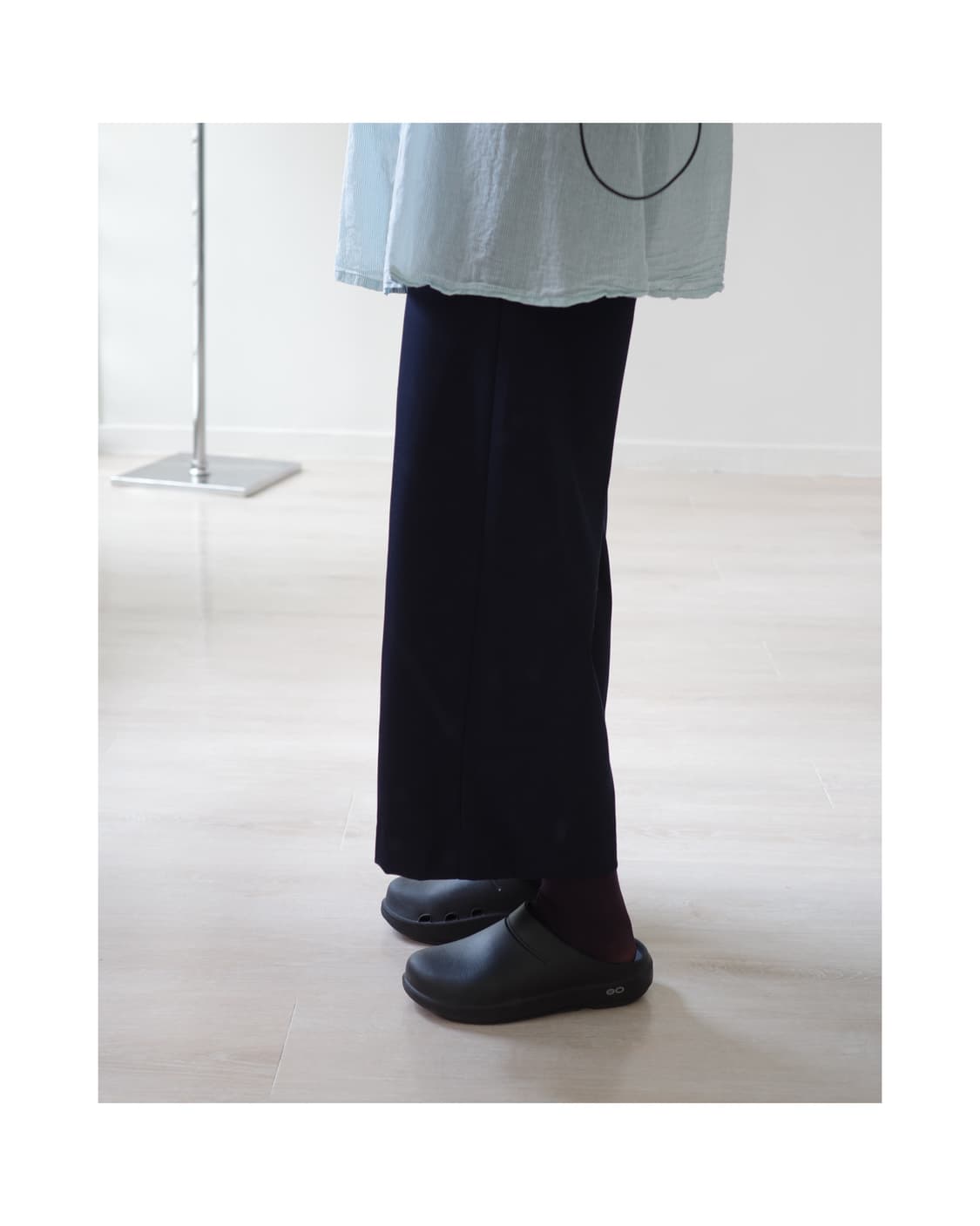deep navy banding capri pants 상품이미지4