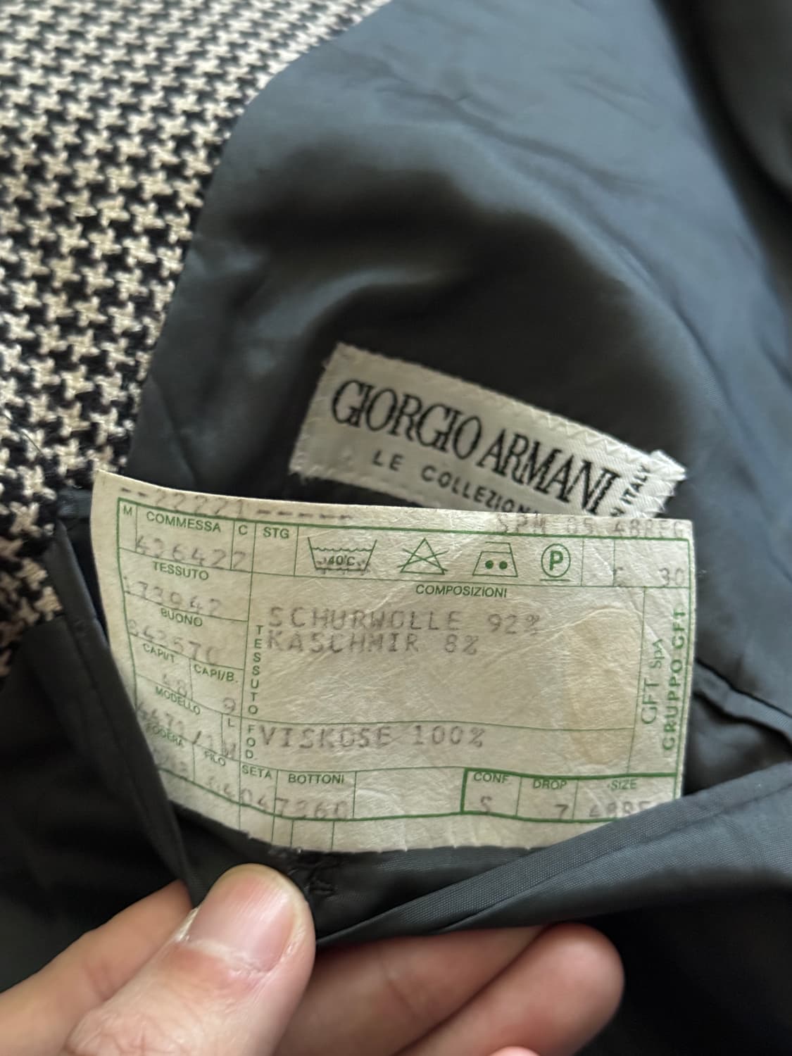 90s GIORGIO ARMANI ITALY blazer 상품이미지10