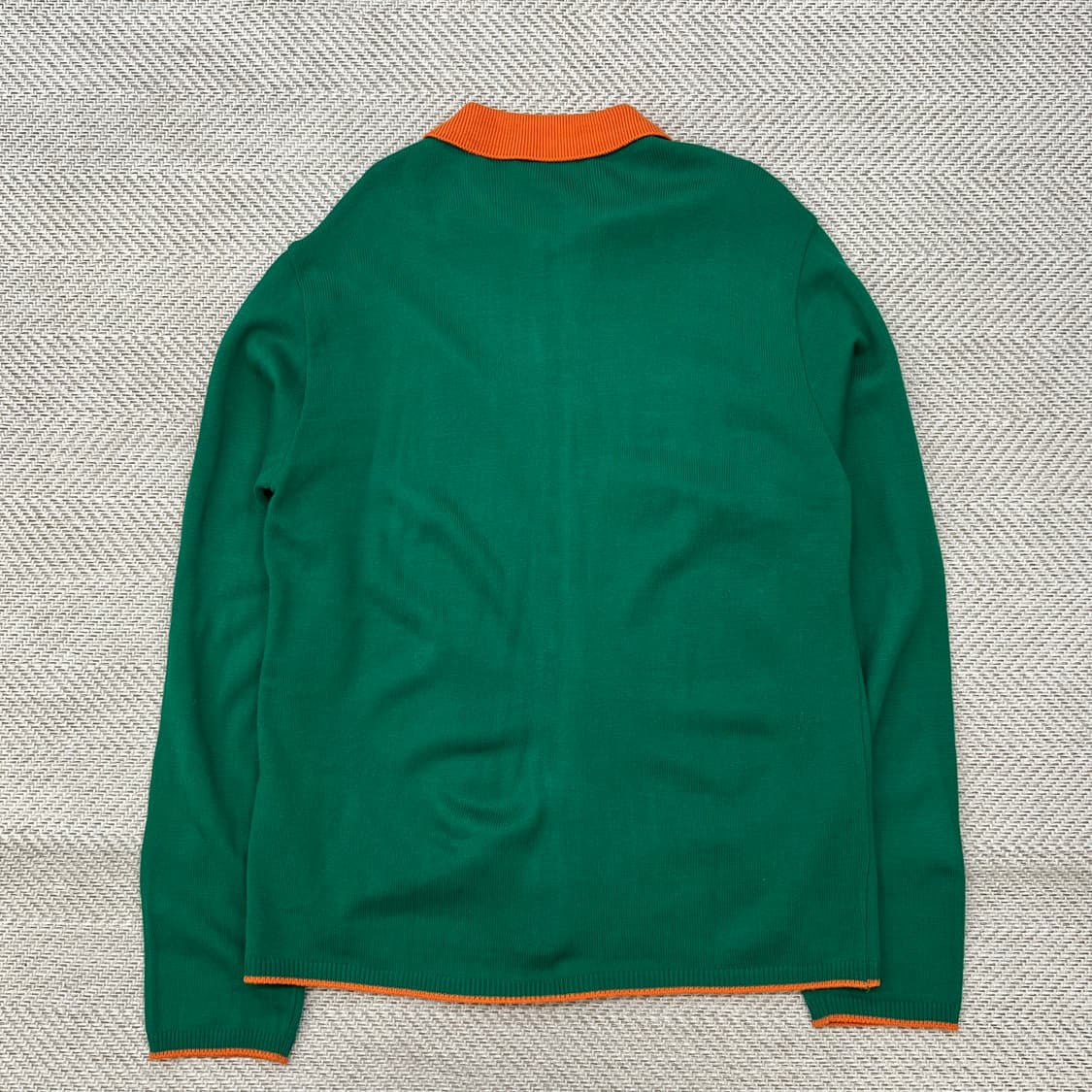 고라 배색 니트 집업 r2762 상품이미지2