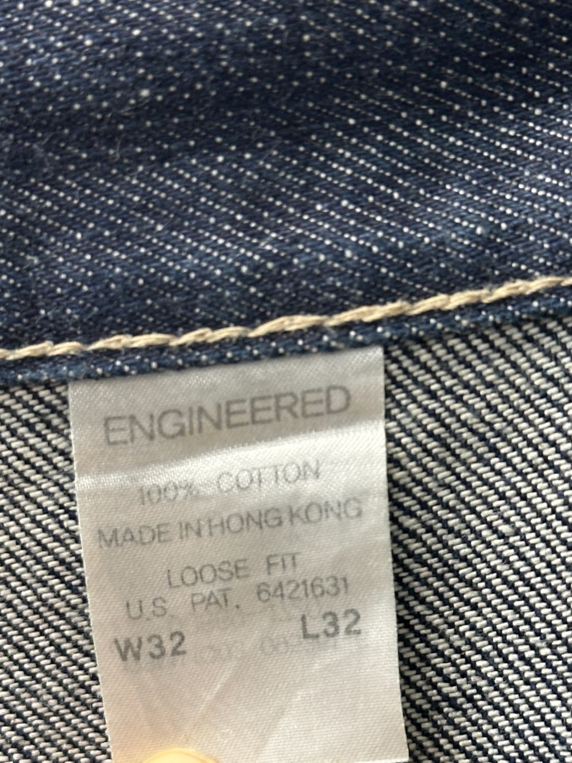 리바이스 엔지니어드 진청 데님 팬츠 32  상품이미지4