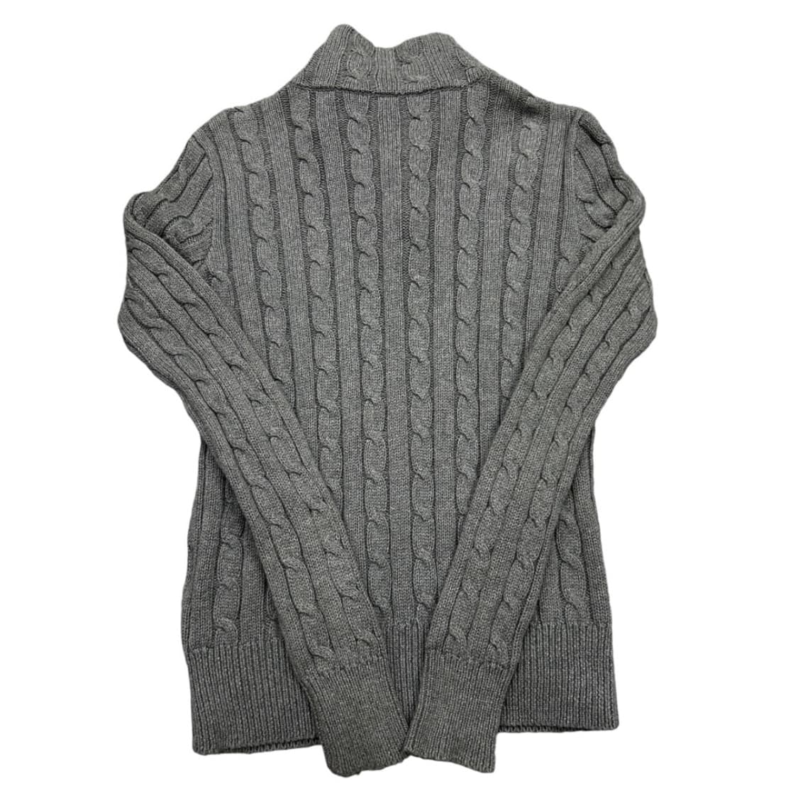 폴로 랄프로렌 핑크포니 그레이 꽈배기 니트 집업 상품이미지2