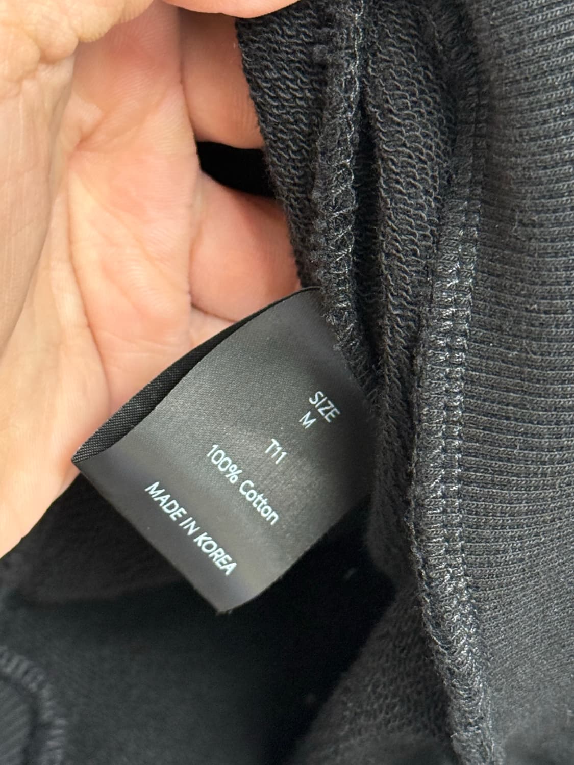 준느 T11 후드집업 블랙 상품이미지3