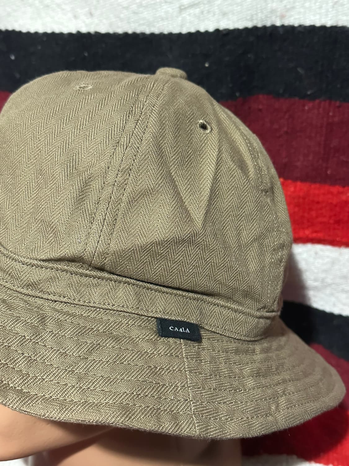 [카시라] •CA4LA Herringbone Bucket Hat 상품이미지2