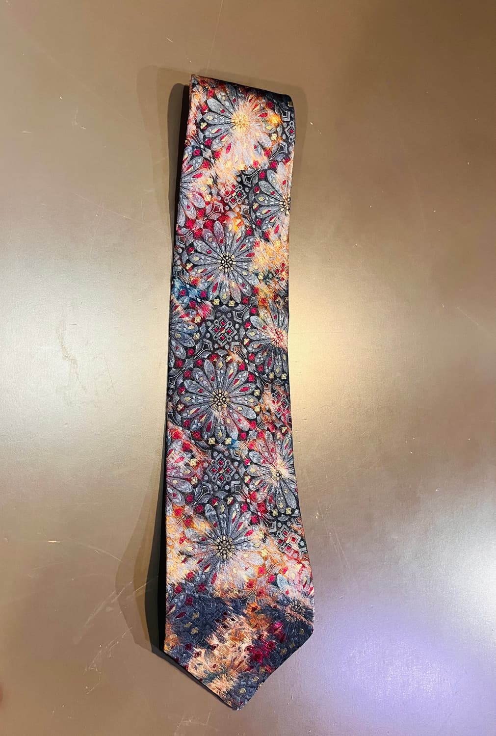 베르수스 베르사체 플로럴 패턴 실크 넥타이 (이탈리아) 상품이미지1