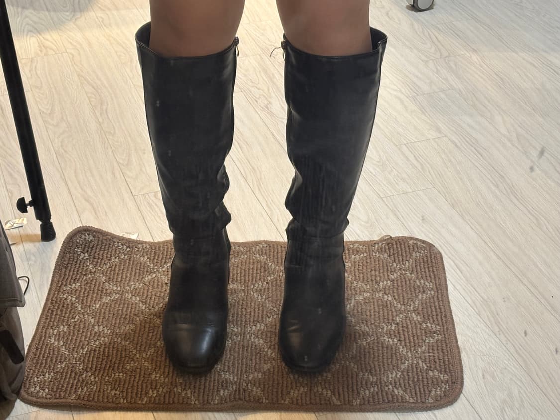 착한구두 블랙 롱부츠  상품이미지3