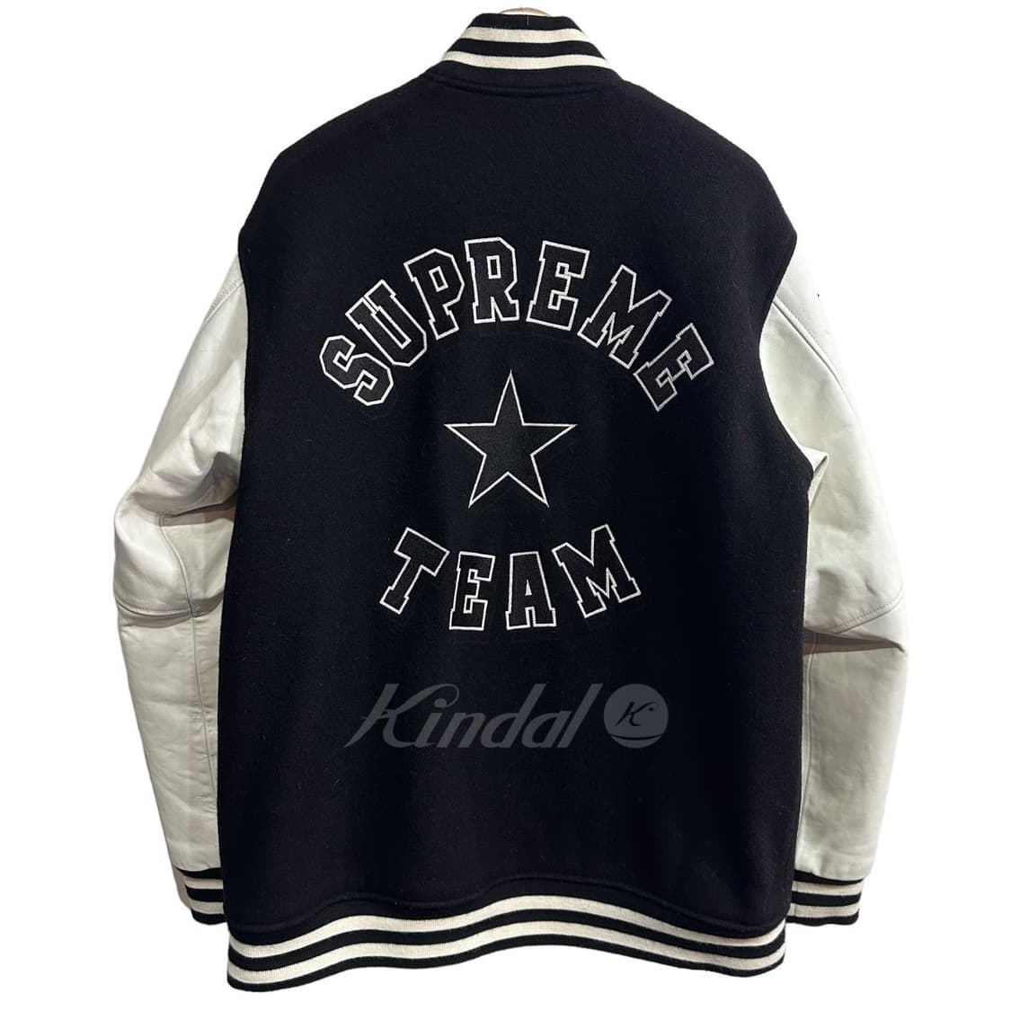 슈프림 06AW 올시티 베이스볼 바시티 자켓 검흰 상품이미지10
