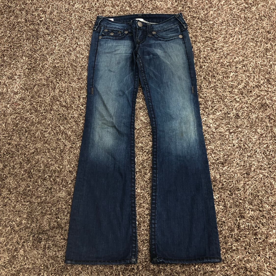 트루릴리전 토니 슈퍼 티 워싱 데님 팬츠 상품이미지2