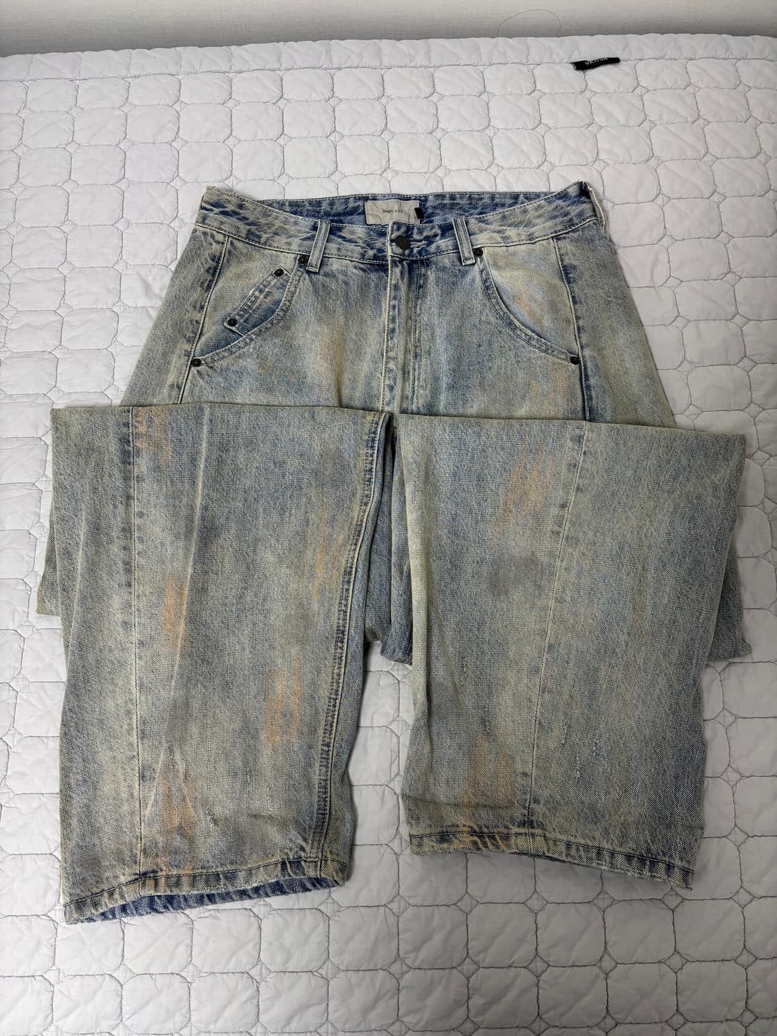 [2] 비긴202 엔지니어드 데님 팬츠 연청 상품이미지3