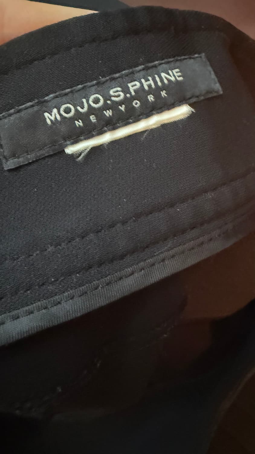 모조에스핀 블랙 팬츠 S 상품이미지3