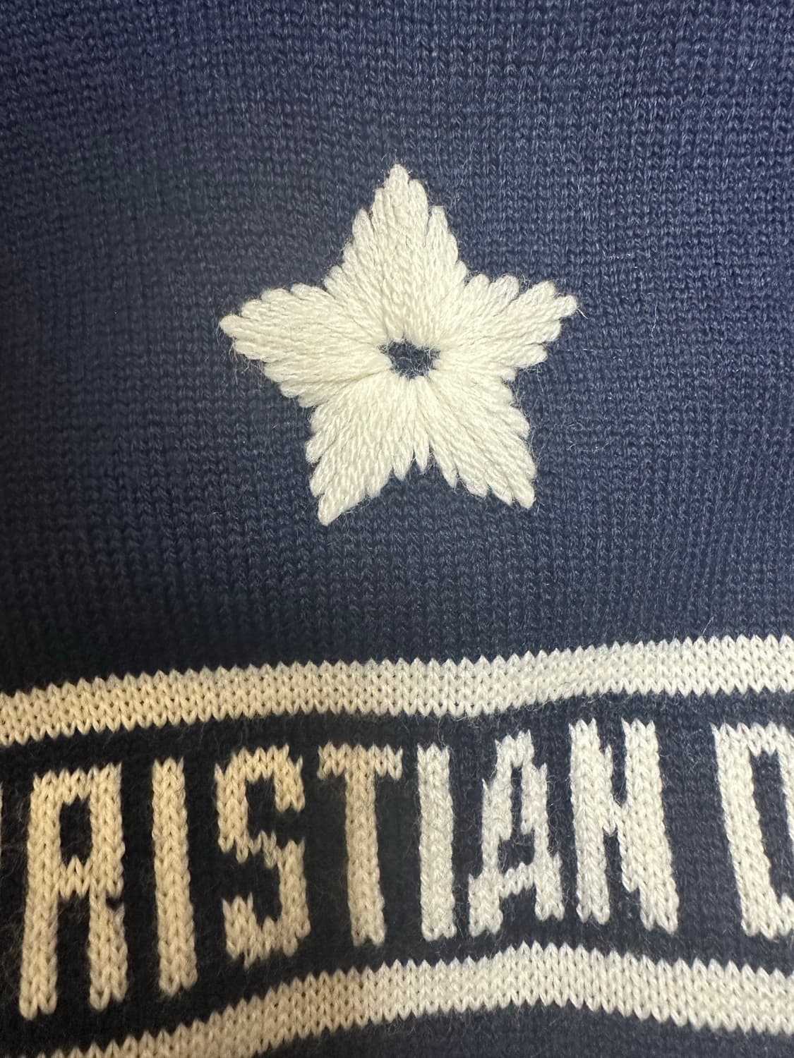 크리스찬 디올 네이비 울니트 정품 상품이미지6