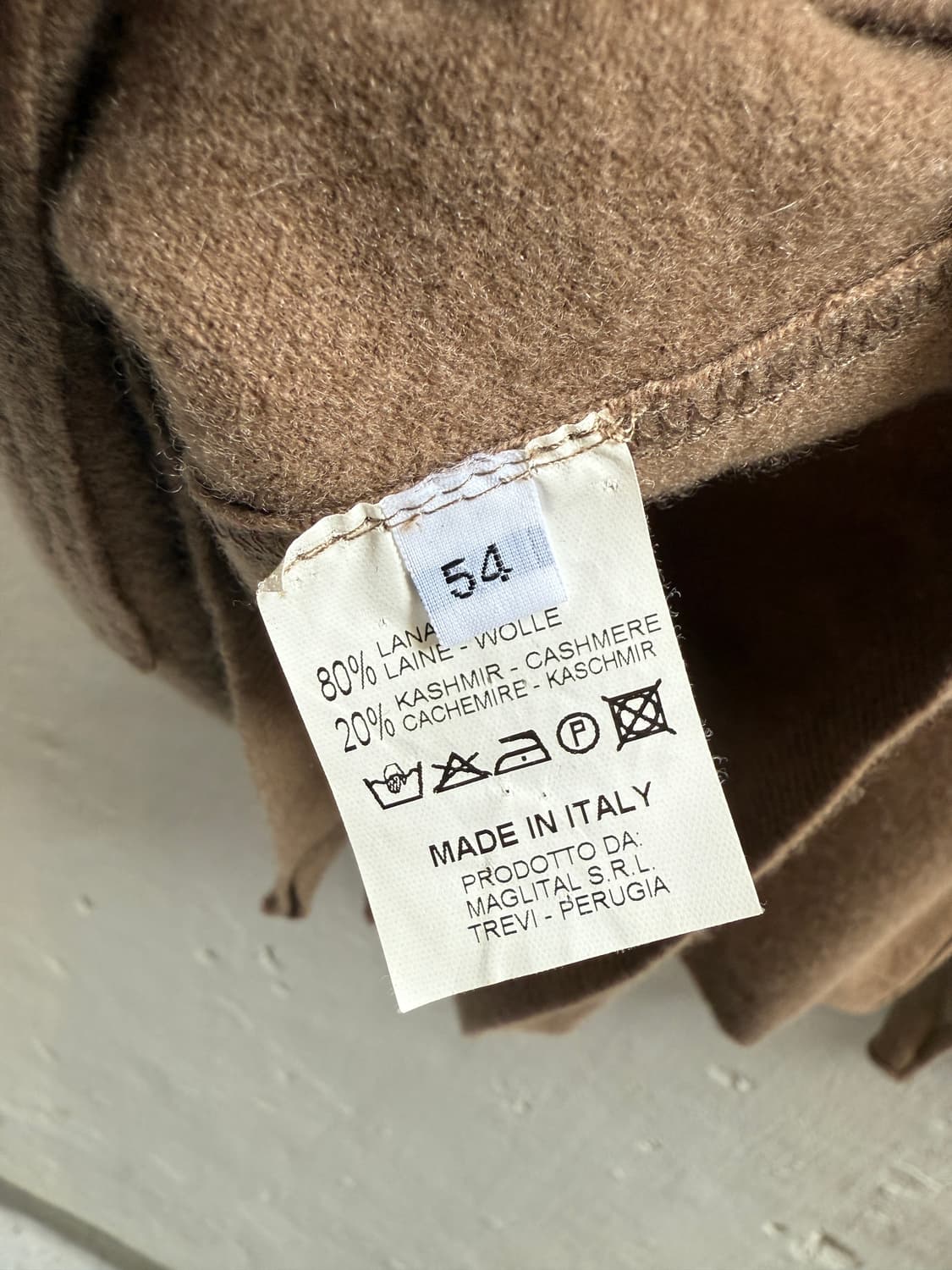 90s cruciani 캐시미어 가디건 상품이미지5