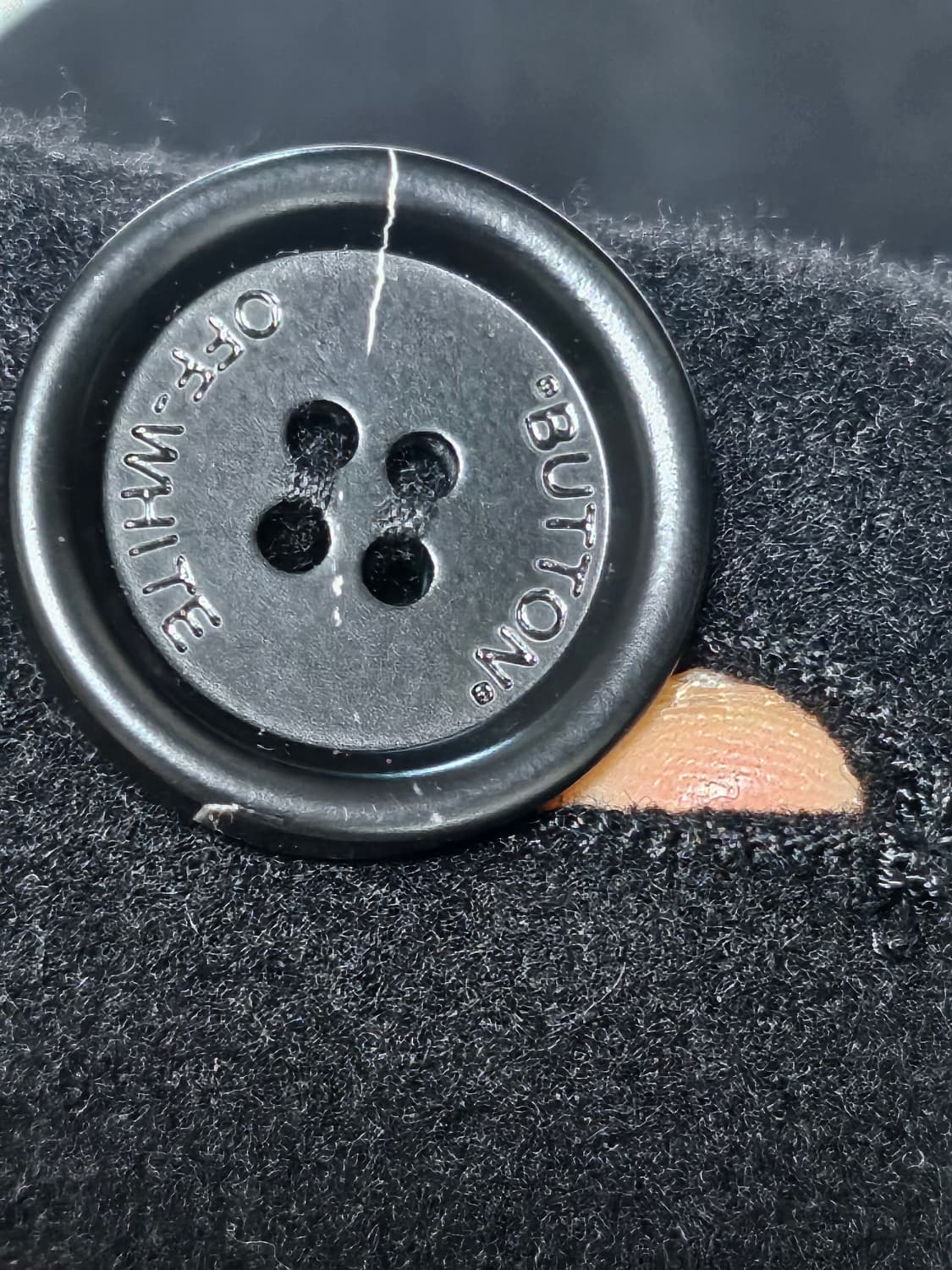 오프화이트 17fw 버질 아블로 패치 울코트 XL 상품이미지5