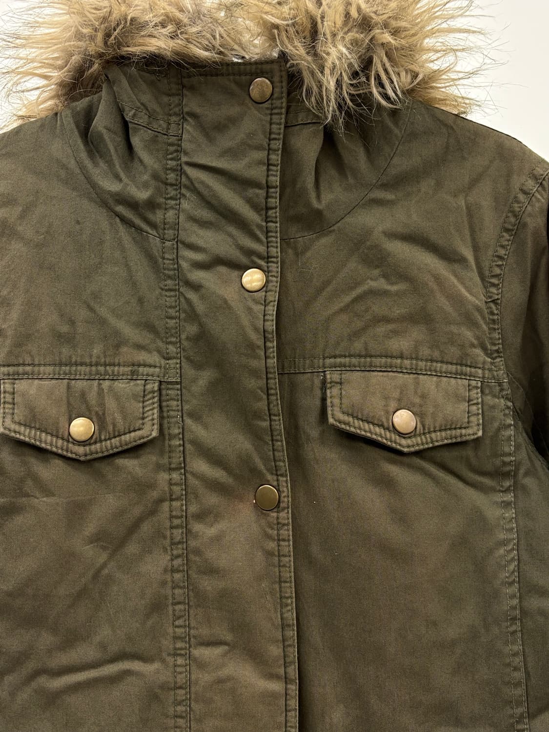 빈티지 카키 야상 자켓 점퍼 상품이미지7