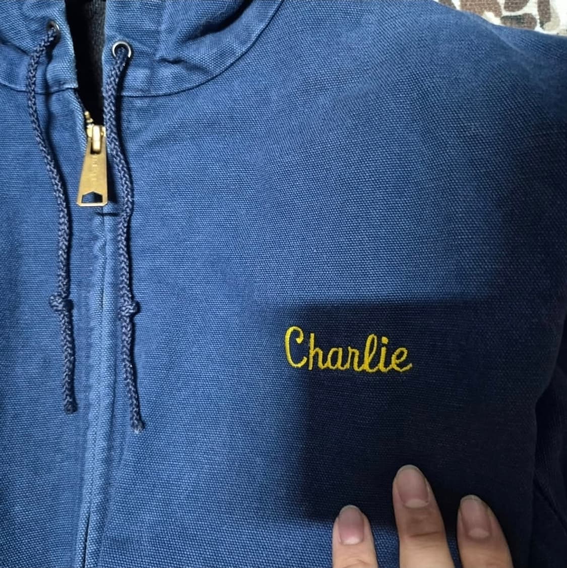 90's 칼하트 빈티지 덕 액티브 자켓 J03 네이비 XL 상품이미지4