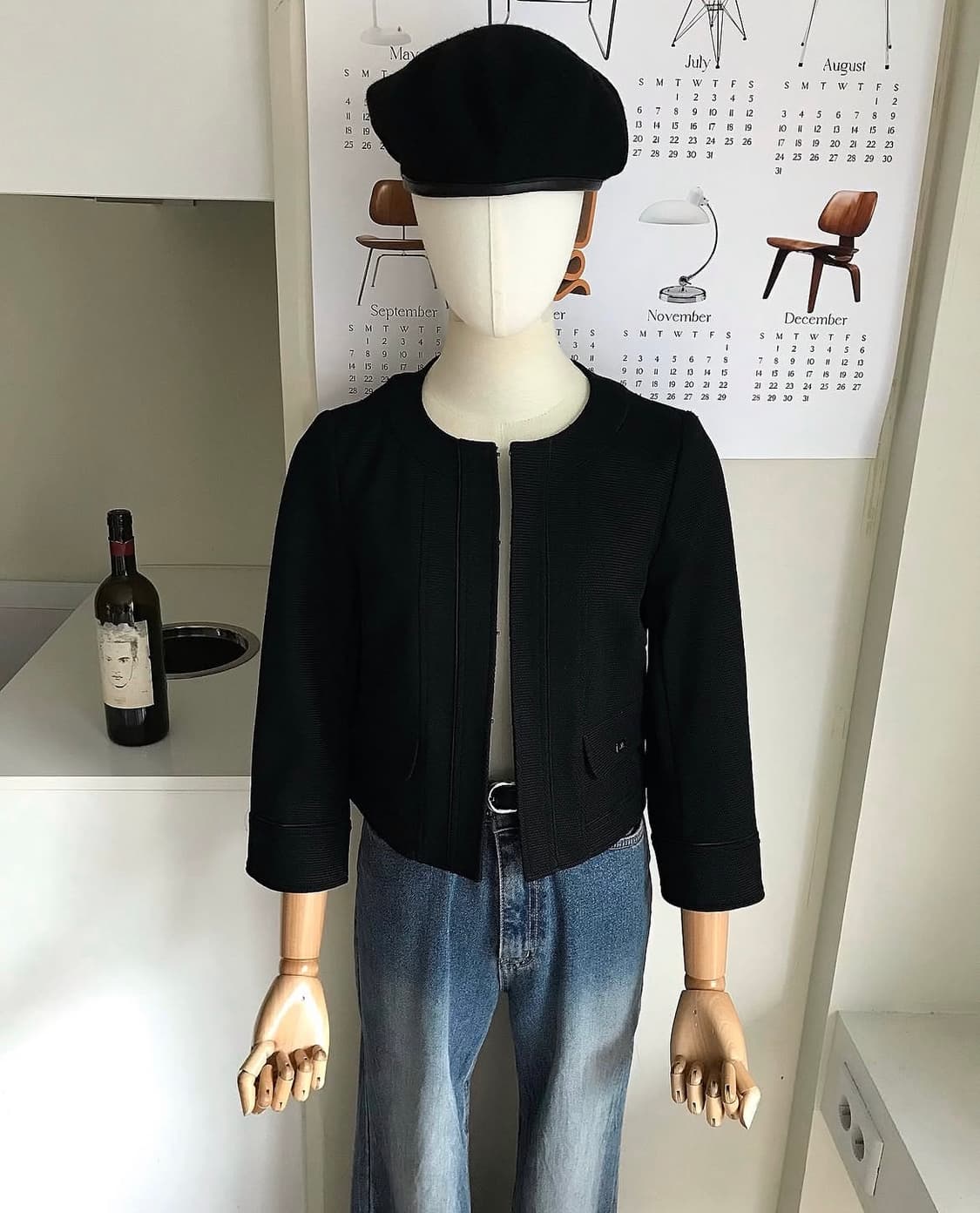 꾸레쥬 은장 라운드 크롭 트위드 자켓 상품이미지7