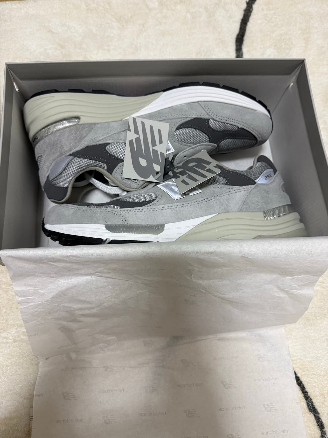 뉴발란스 992 그레이 270 새제품 상품이미지1