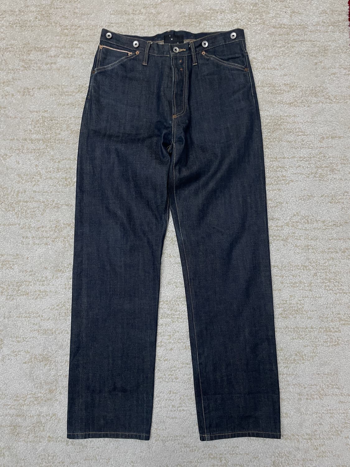 [30] YMC 셀비지 데님 스트레이트 핏 상품이미지1