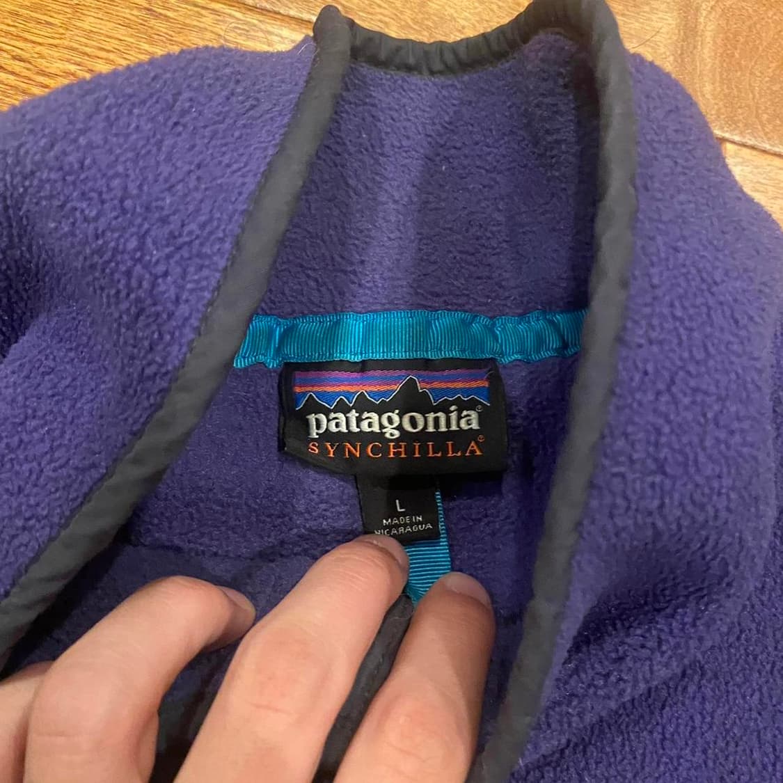 10s 파타고니아 신칠라 스냅-T 퍼플 니카라과 상품이미지3