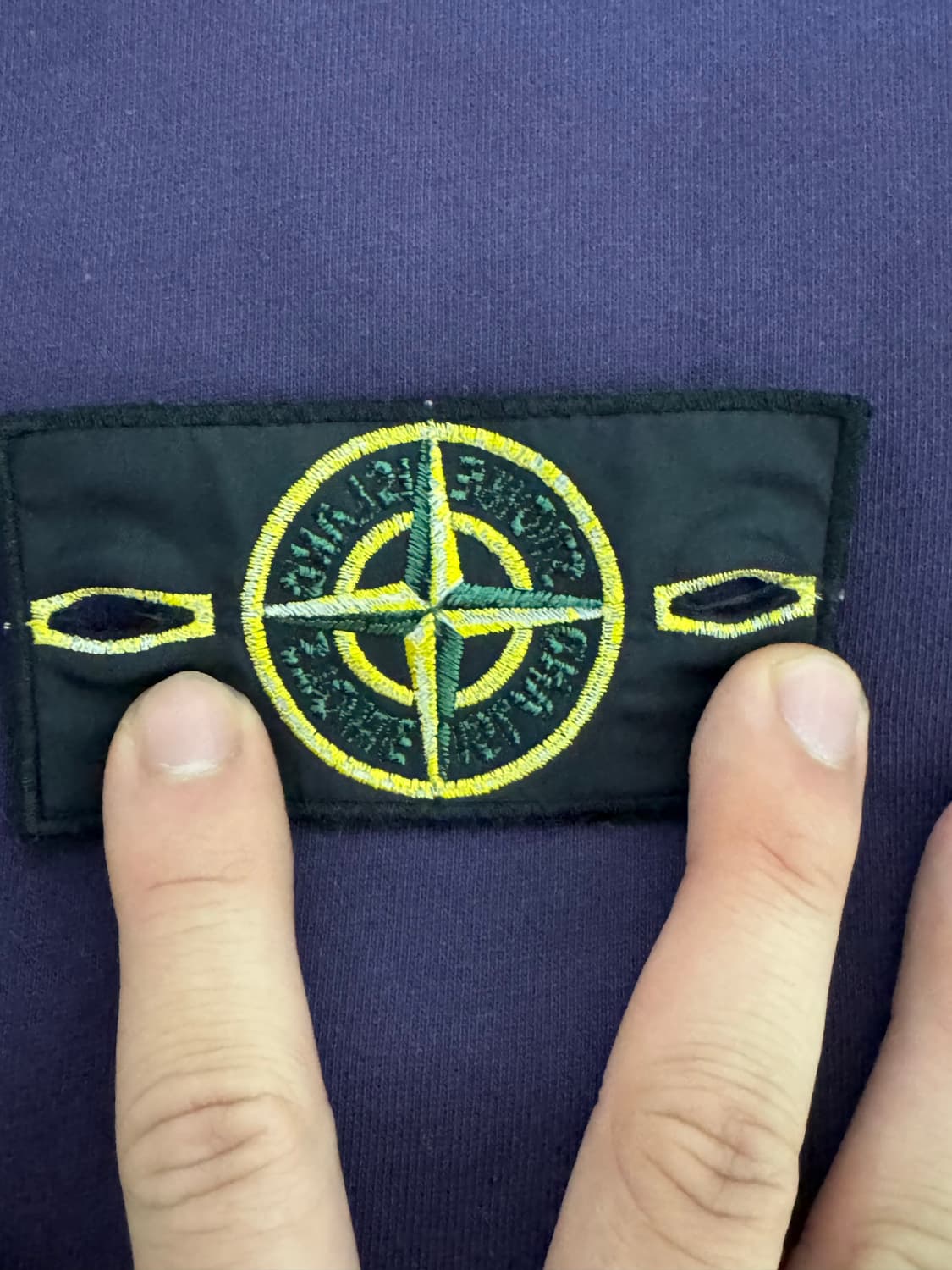 [M]23SS 스톤아일랜드 크루넥 퍼플 맨투맨 상품이미지4