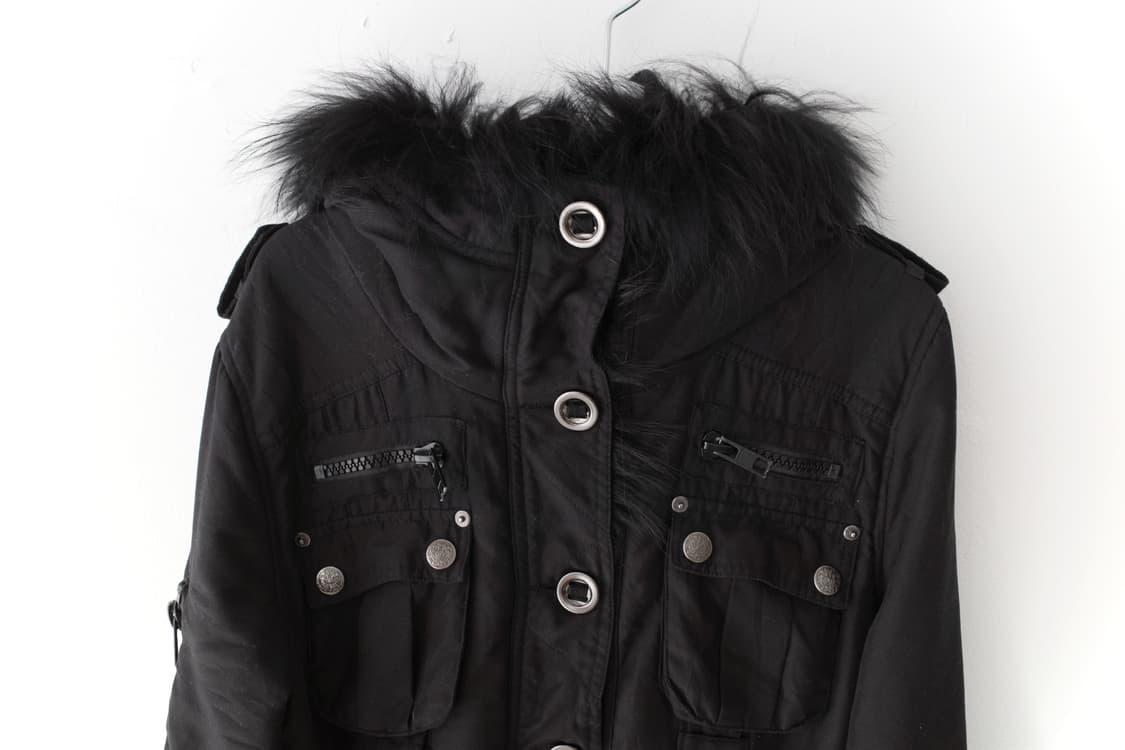 image) button fur padding jacket 상품이미지2