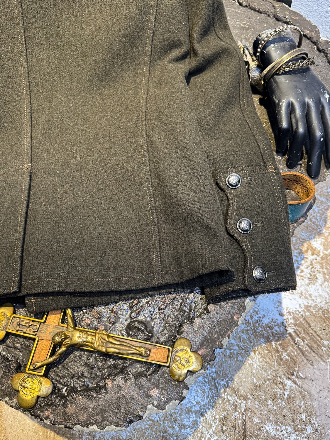 MORGAN – Military Wool Jacket (Olive) 상품이미지10