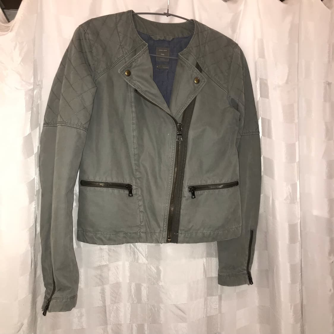 GAP 갭 갸루 고딕 펑크 카키 누빔 자켓 상품이미지3