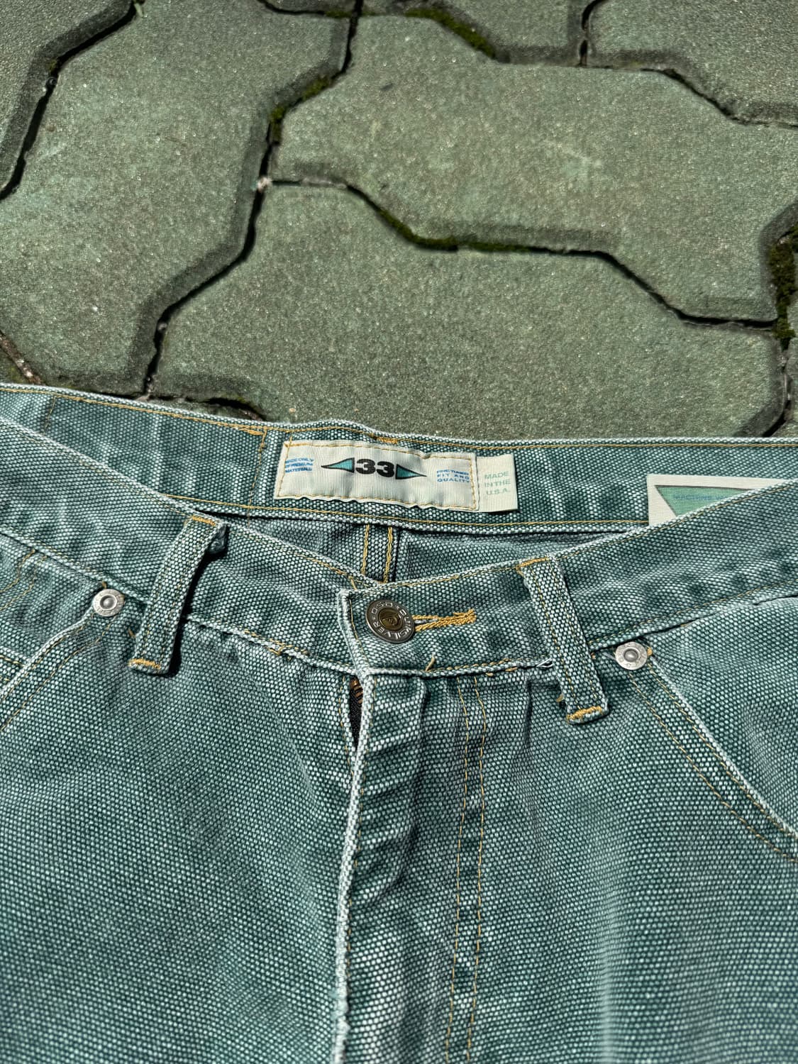 90s Quiksilver Salt Water Denim 반바지 W33 상품이미지3