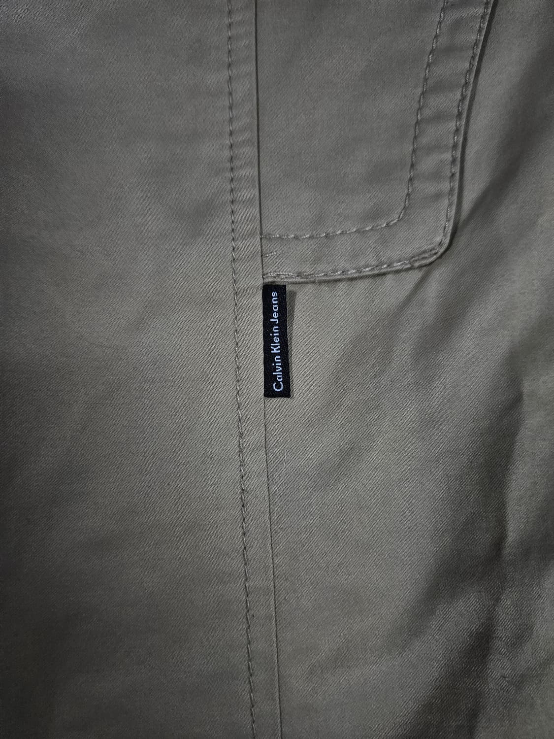 켈빈클라인 베이지 트렌치 코트(급처) 상품이미지3